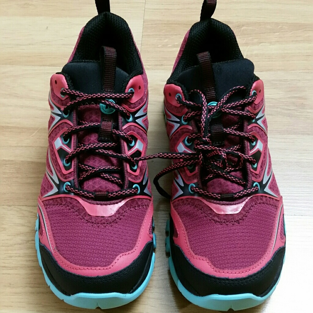 NEW Merrell Pine Bright Red Hiking Shoes - Picture 5 of 8